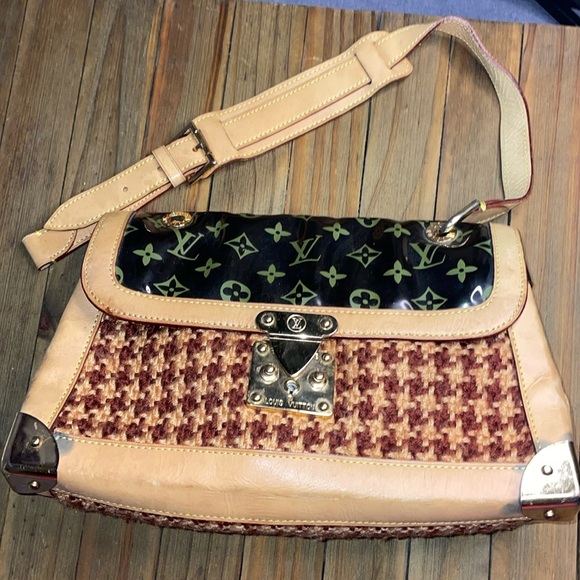 Louis Vuitton Handbags - Louis Vuitton Vintage Limited Edition Rabat Bag in Coated Vinyl, Tweed & Leather